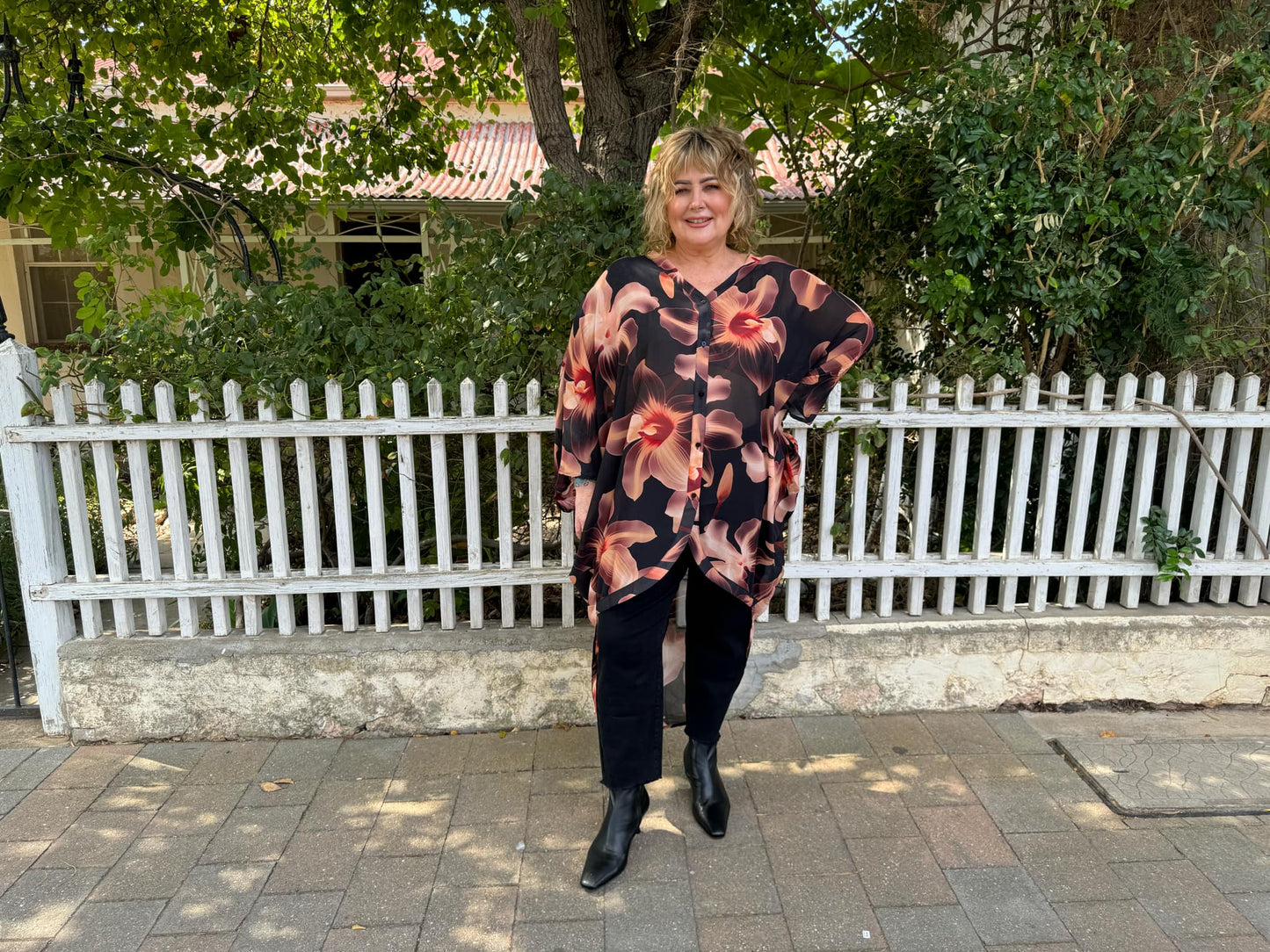 CLAUDIA OVERSHIRT NIGHT ORCHID
