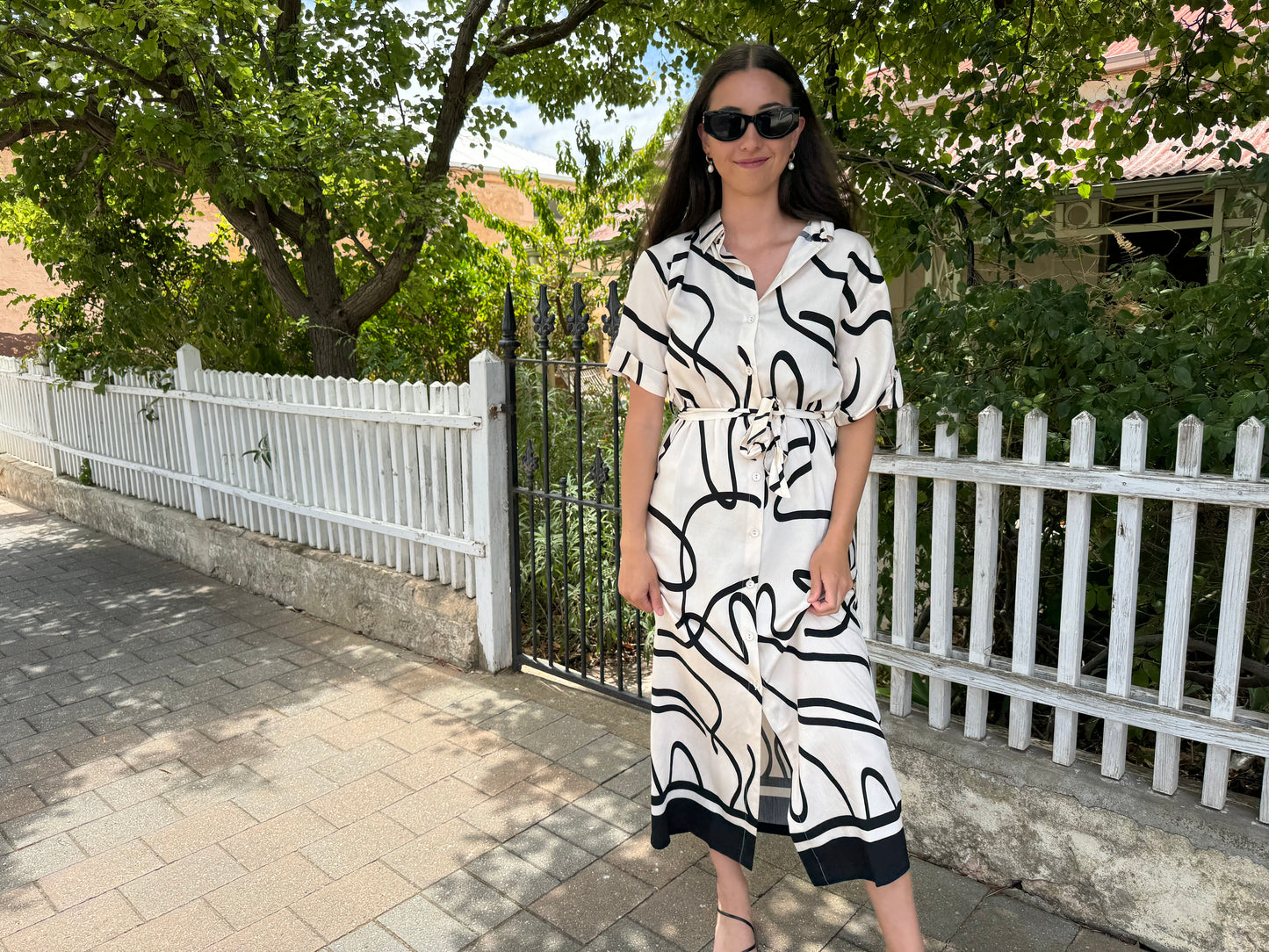 ZENITH MIDI SHIRT DRESS