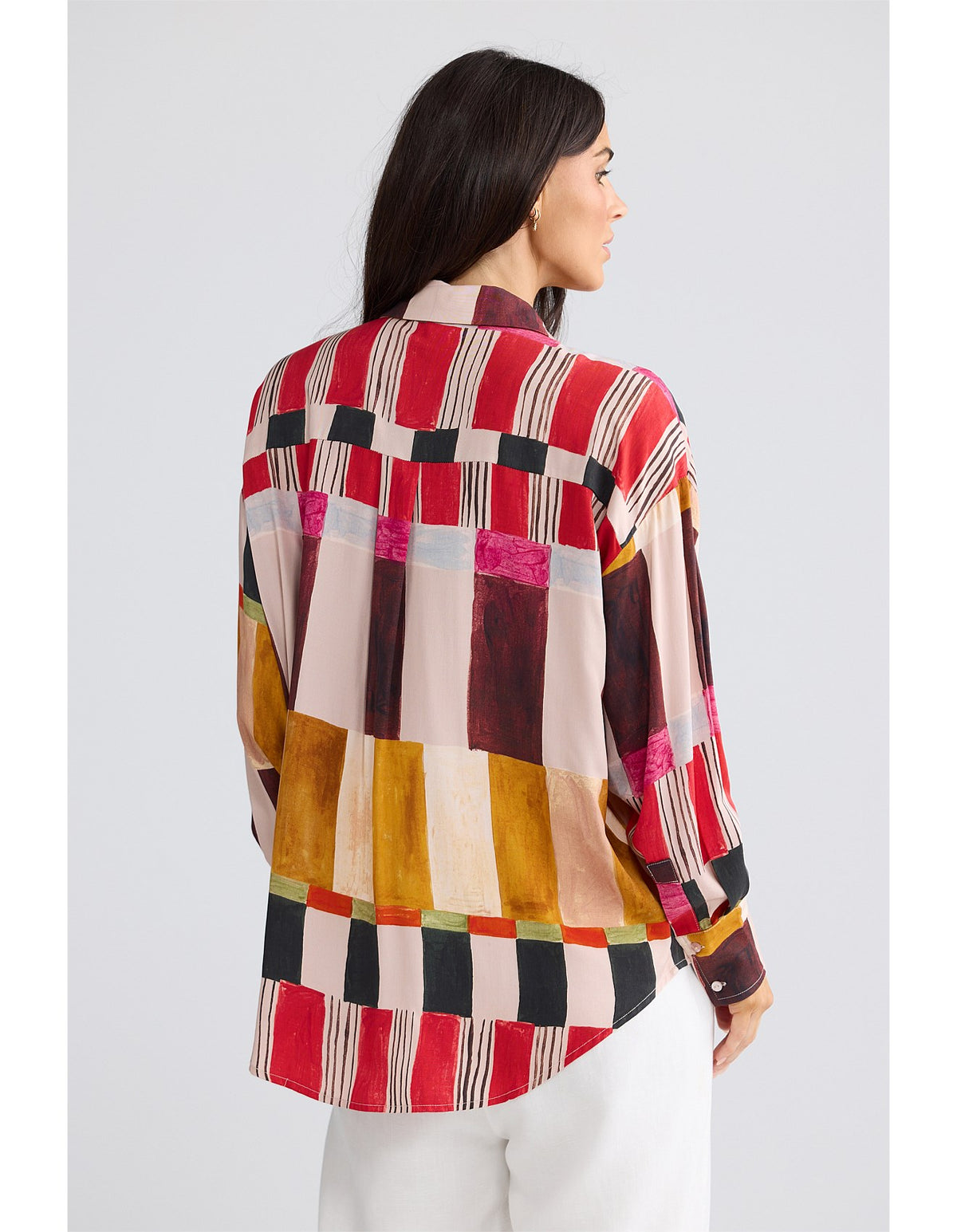 GLENDA SHIRT PAINTERLY GEO