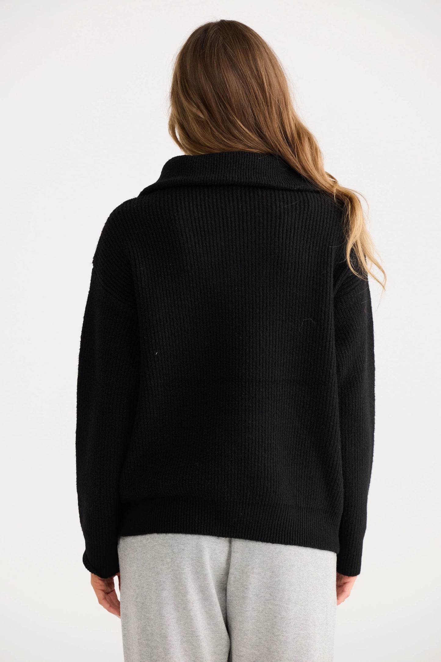 QUARTERZIP CABLE KNIT 26