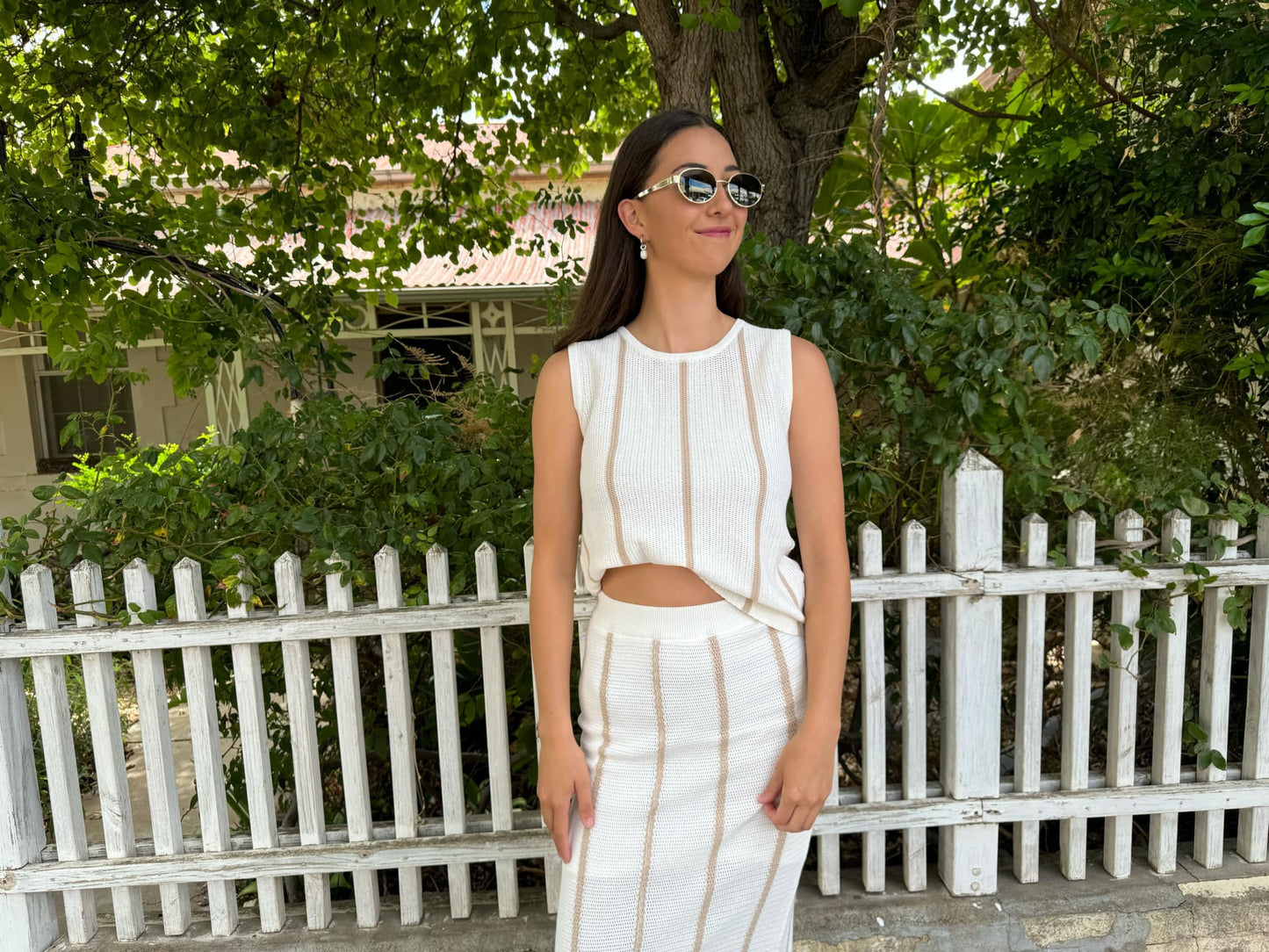 ALLEGRA KNIT MIDI SKIRT