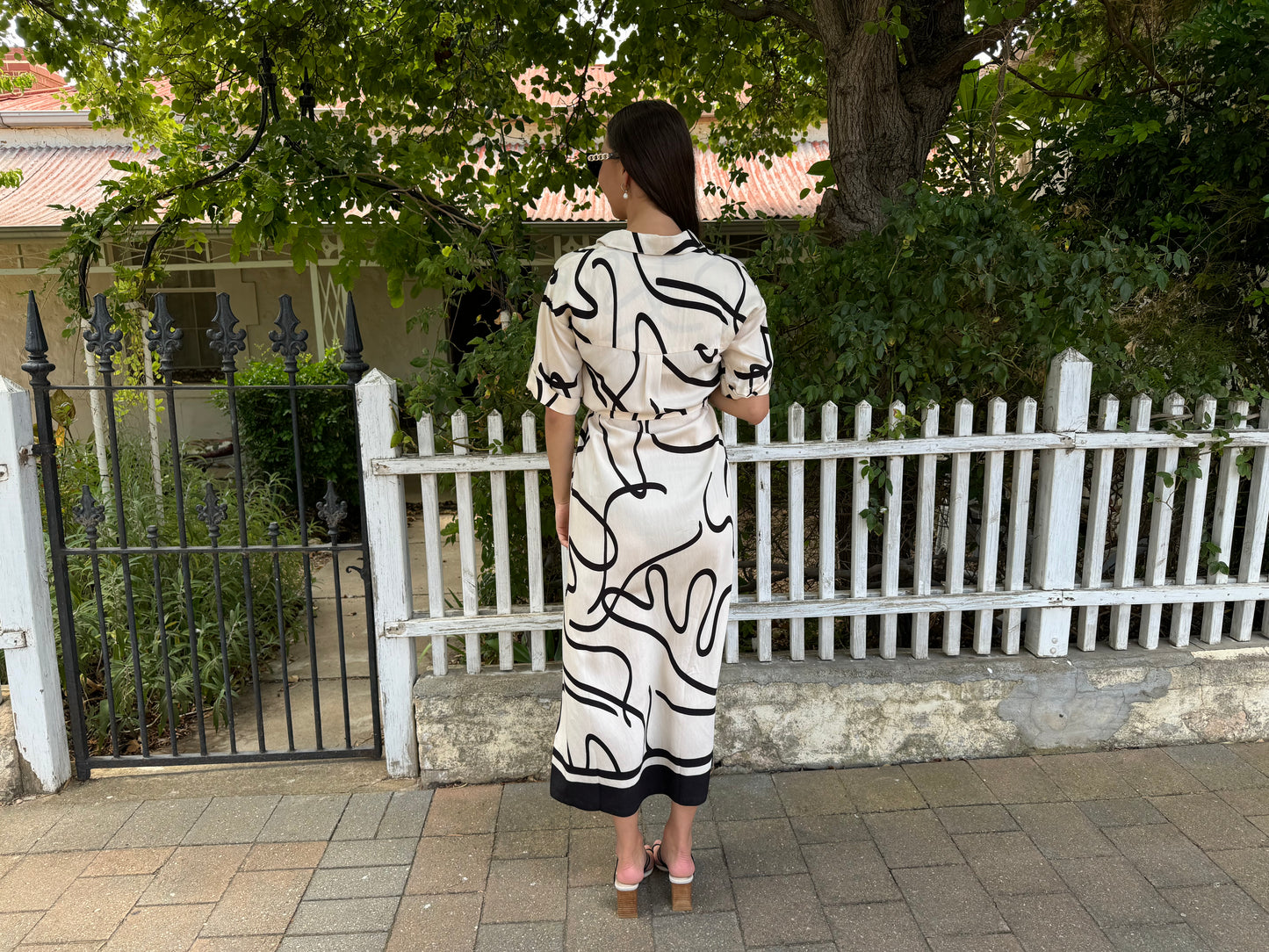 ZENITH MIDI SHIRT DRESS