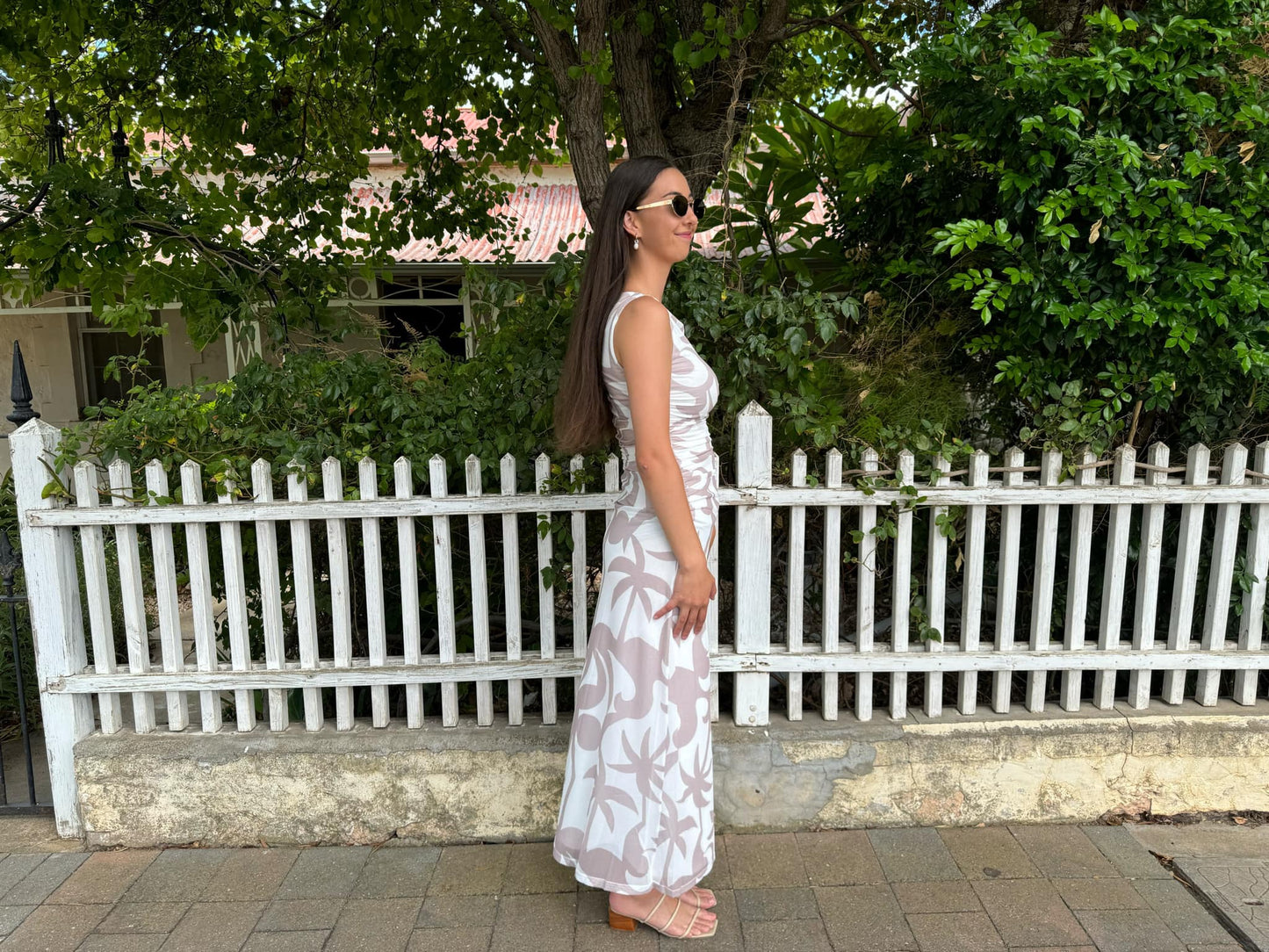 CELESTE MESH MAXI DRESS