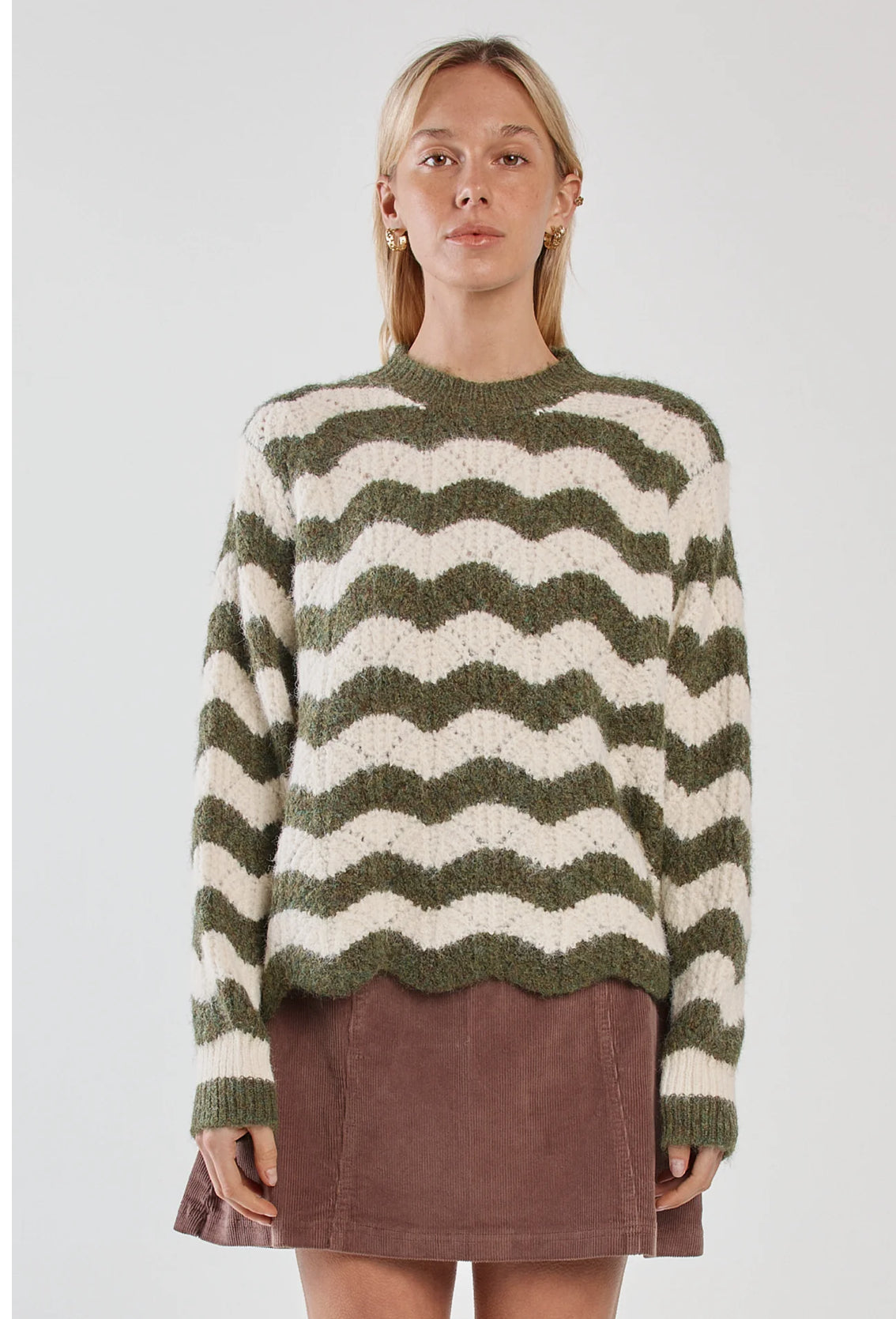 NIKKITA WAVY STRIPE KNIT