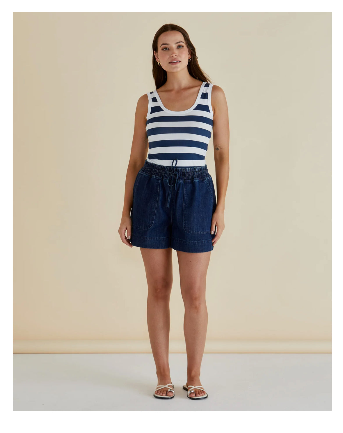 RELAX DENIM SHORTS
