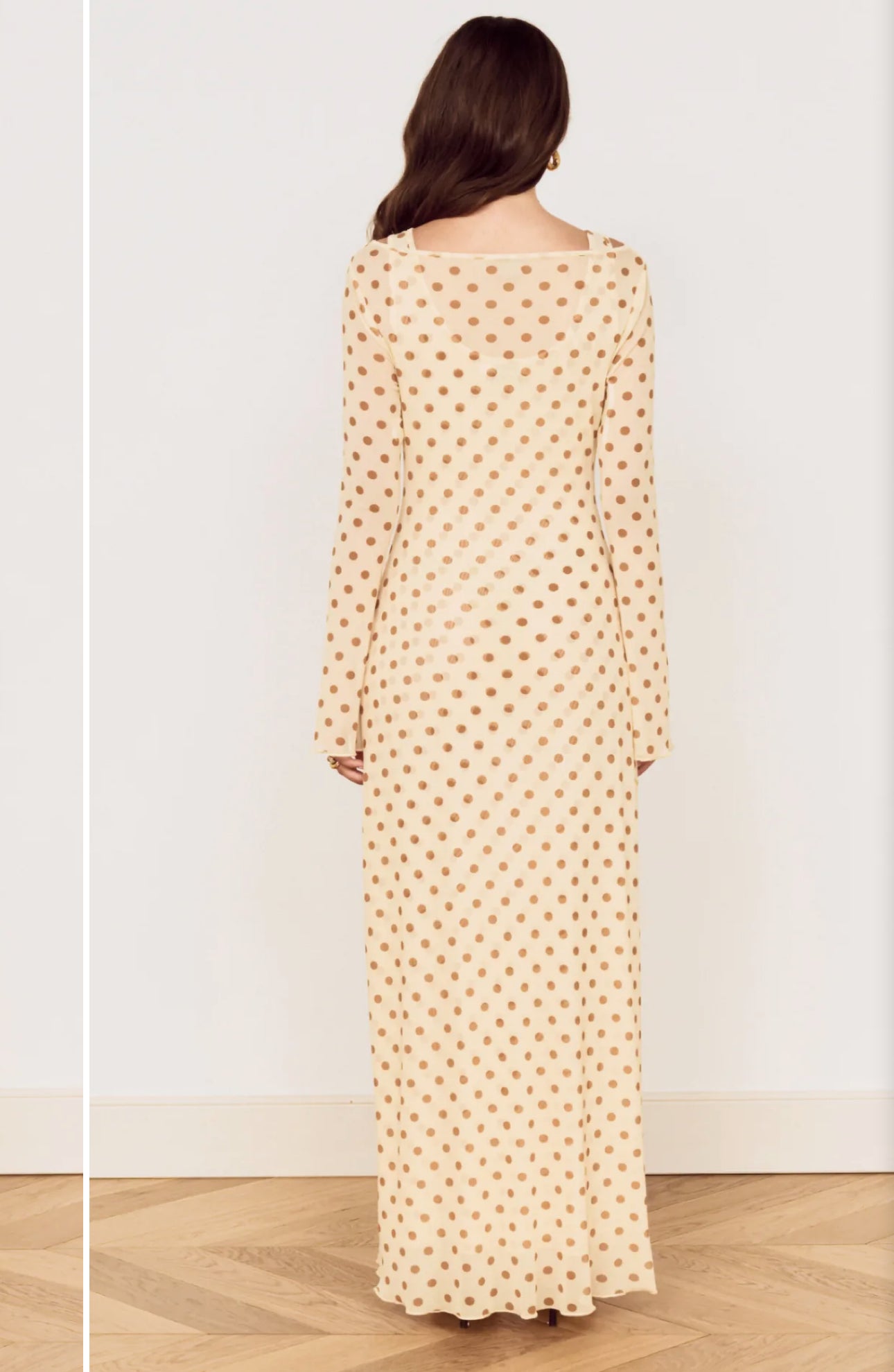 SOLEIL LAYERED MIDI DRESS