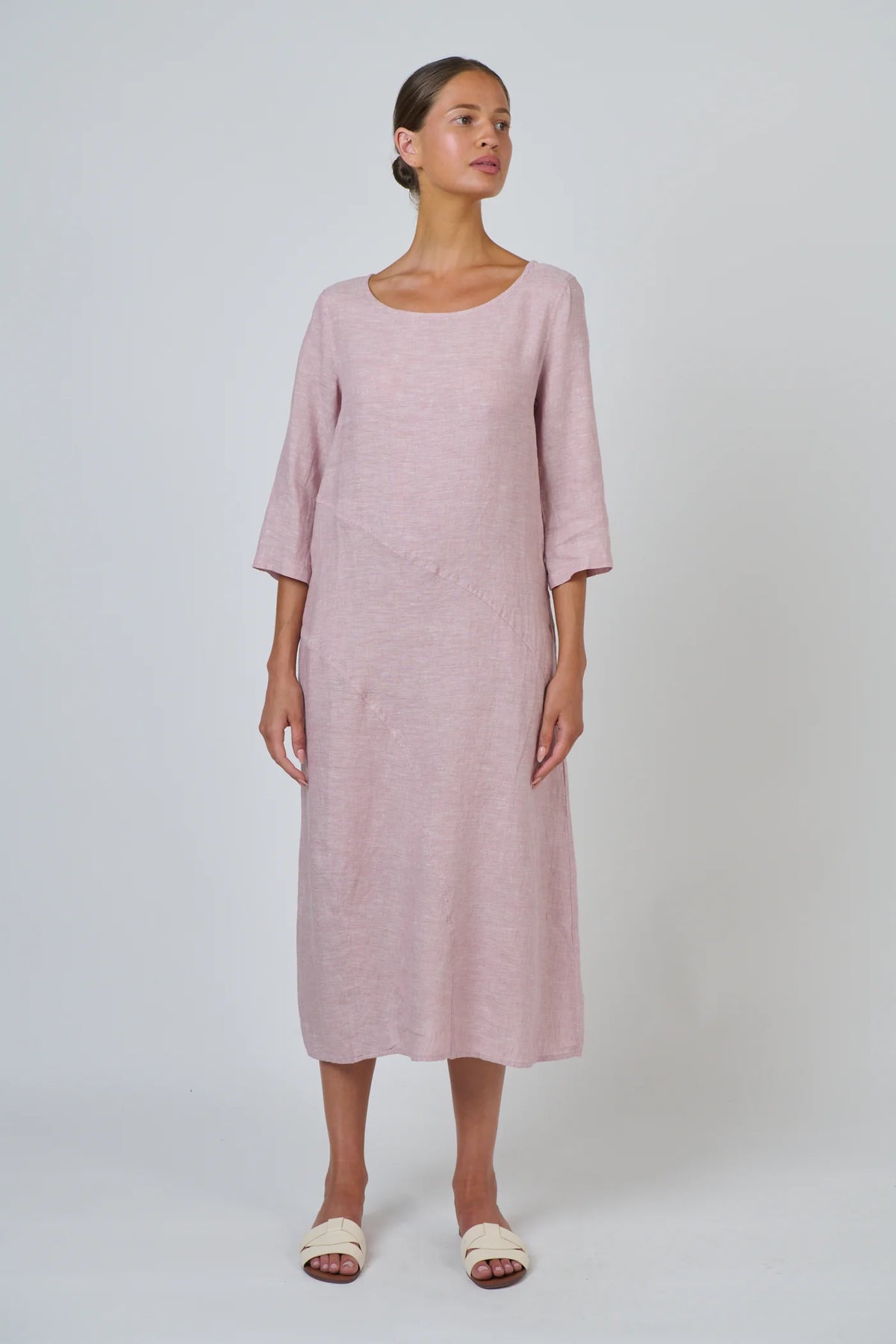 GA682 LINEN DRESS