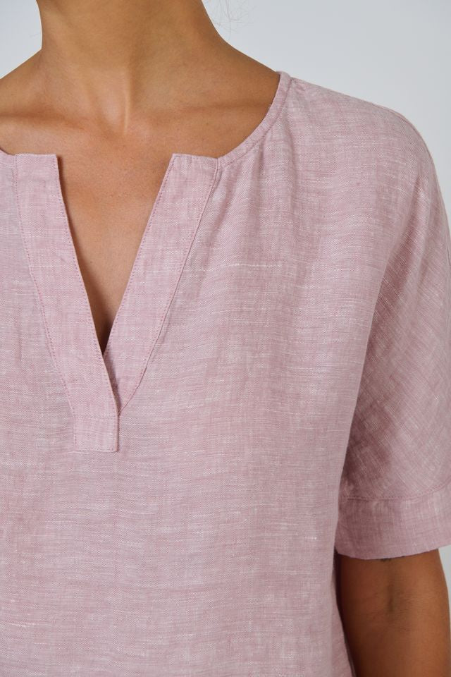 GA718 LINEN TOP