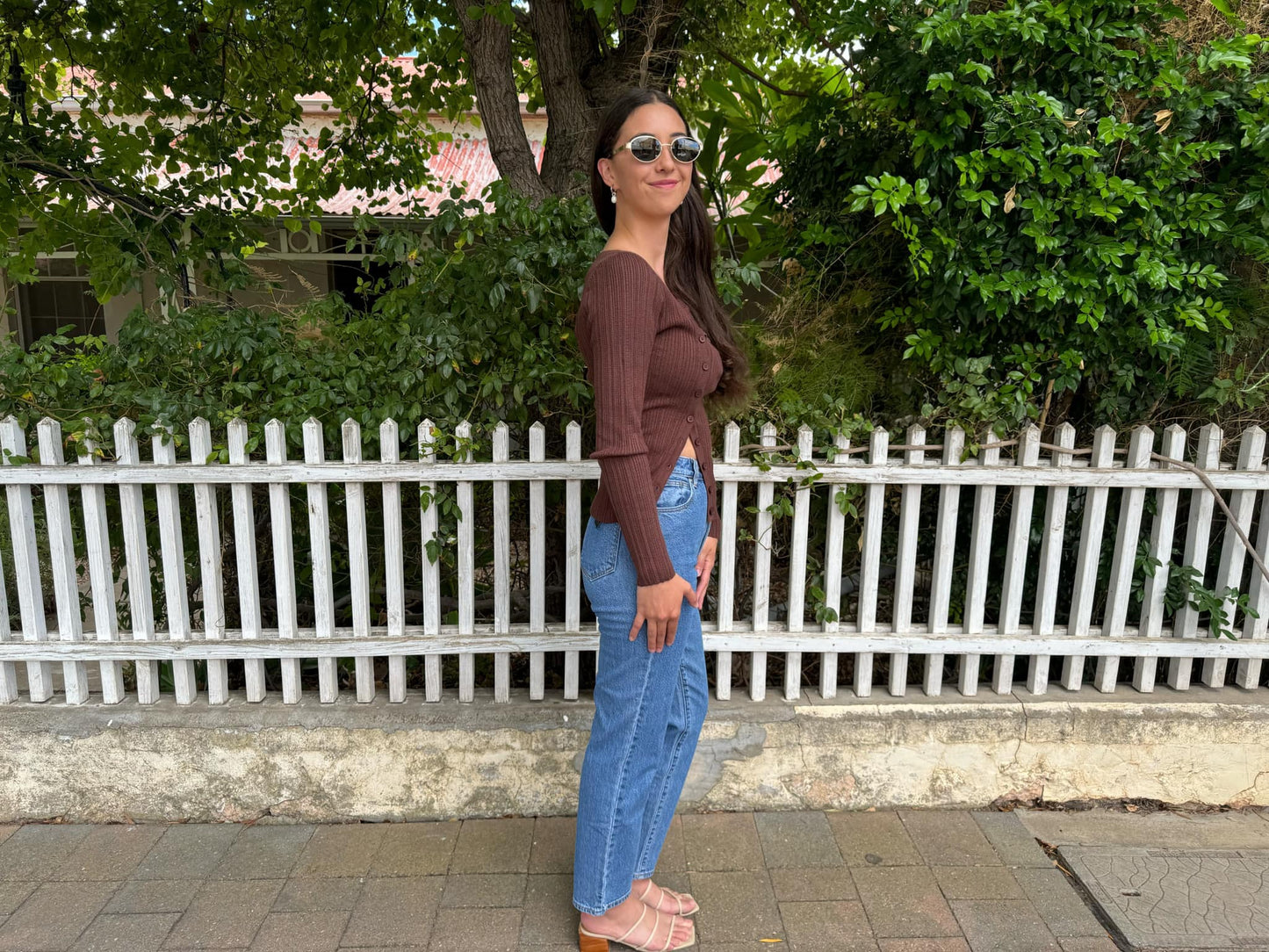 ZINNIA ASYMETRIC KNIT TOP