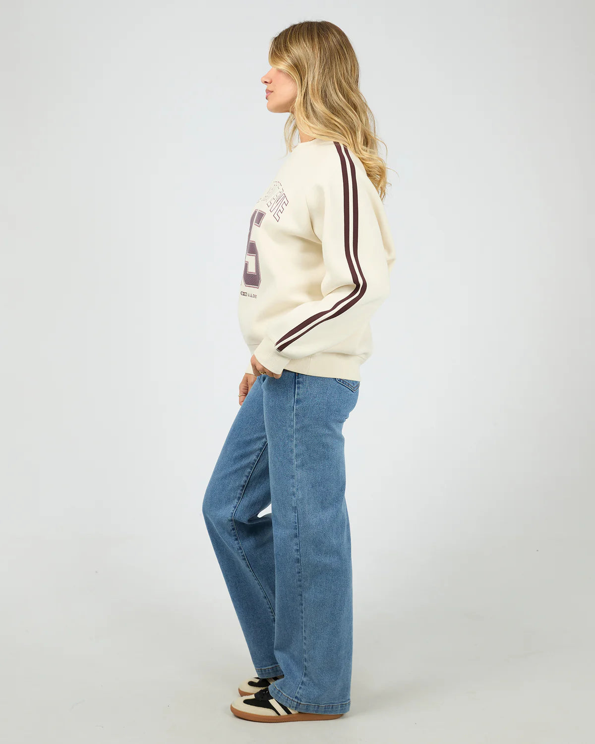 COLLEGE CONTRAST RAGLAN CREW