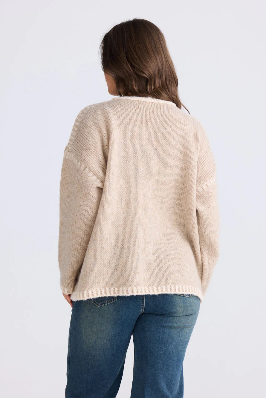 CALLA TIE CARDI