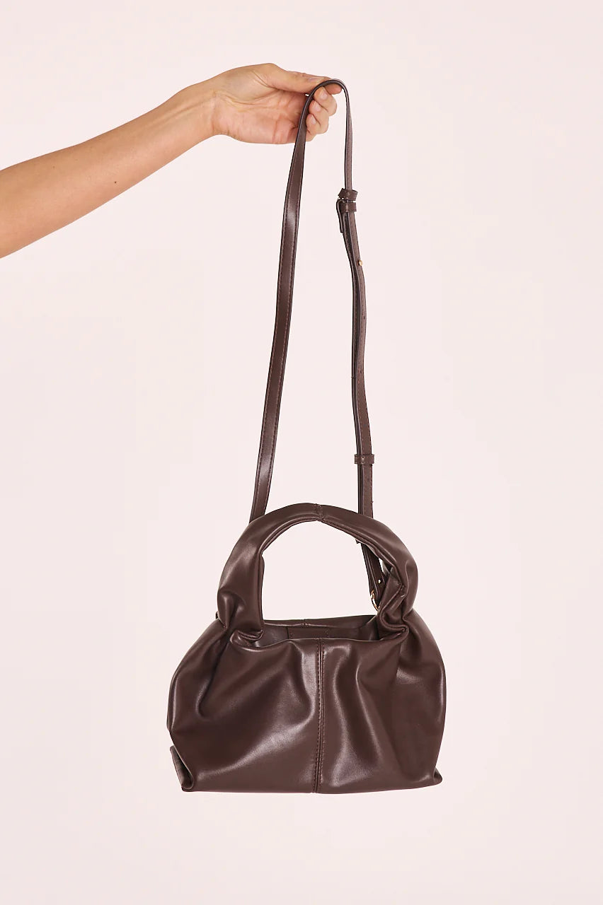 GLORIA HANDLE BAG CHOC