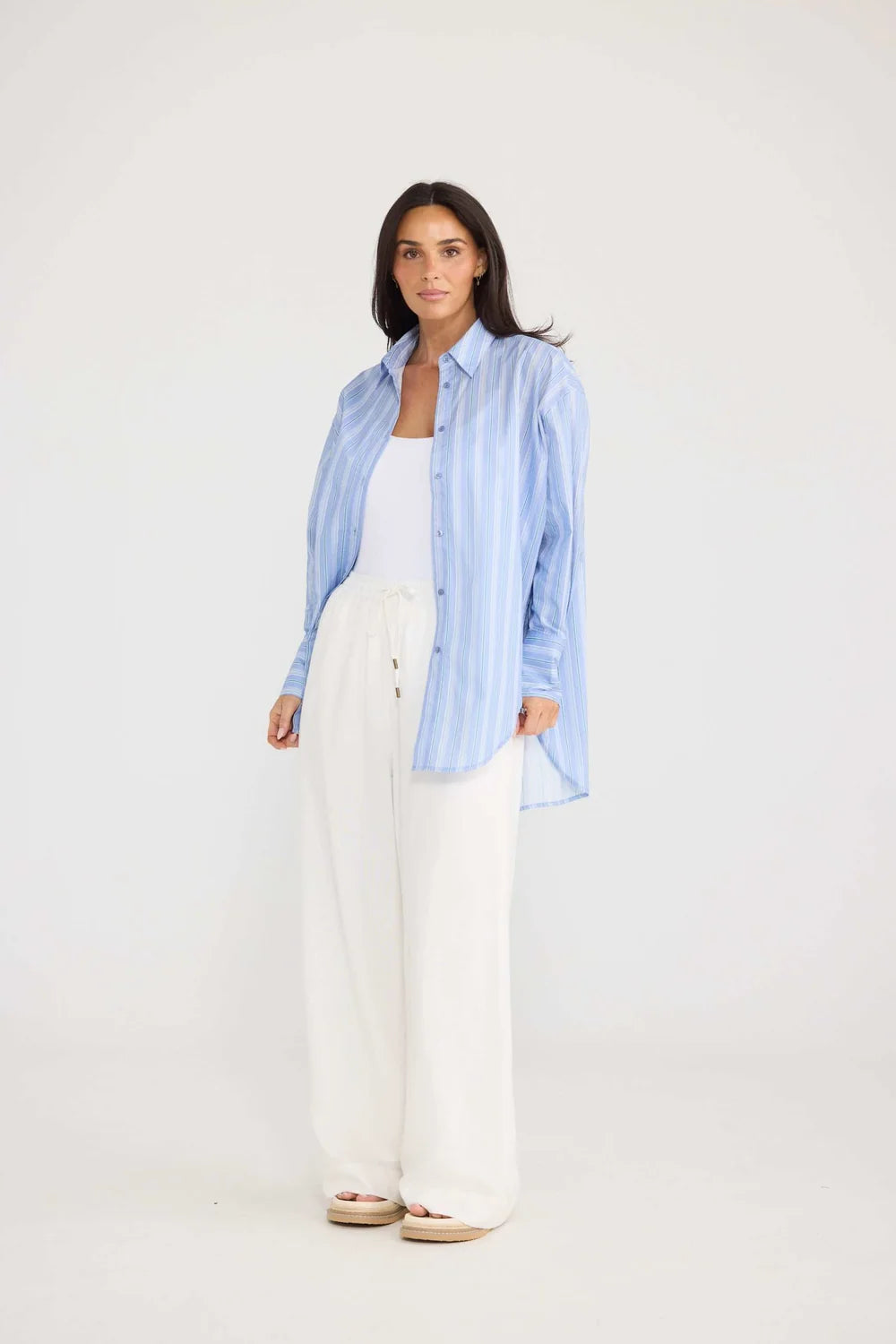 HOMESTEAD SHIRT BLUE STRIPE