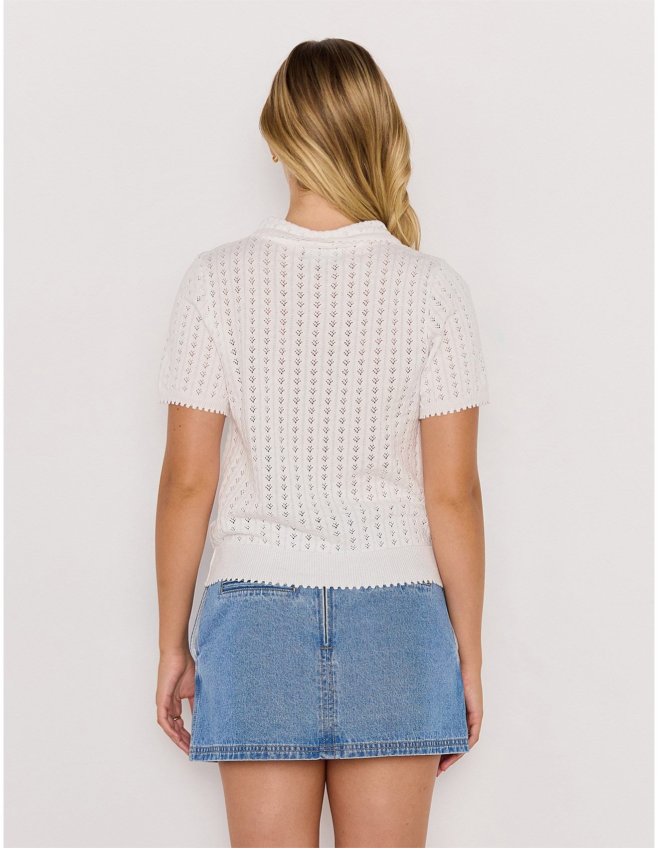MILES DENIM MINI SKIRT