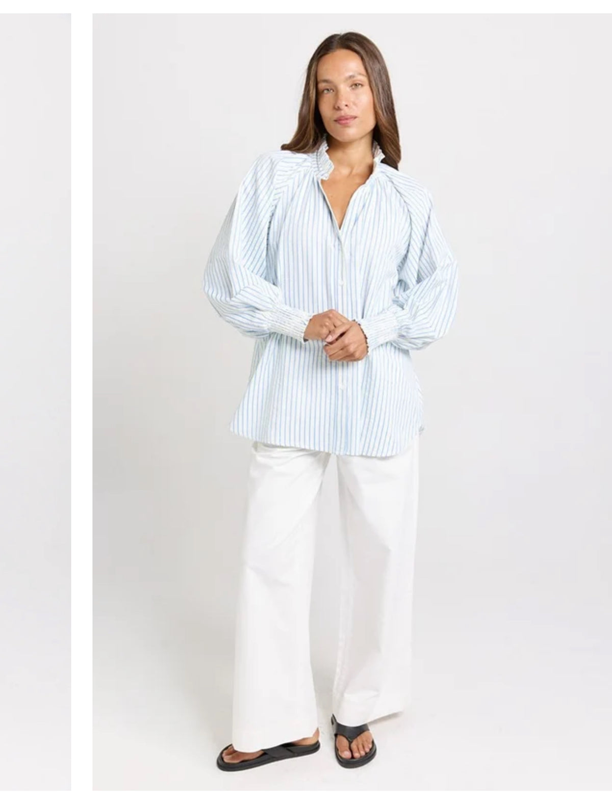 ROMI SHIRT BLUE/STRIPE