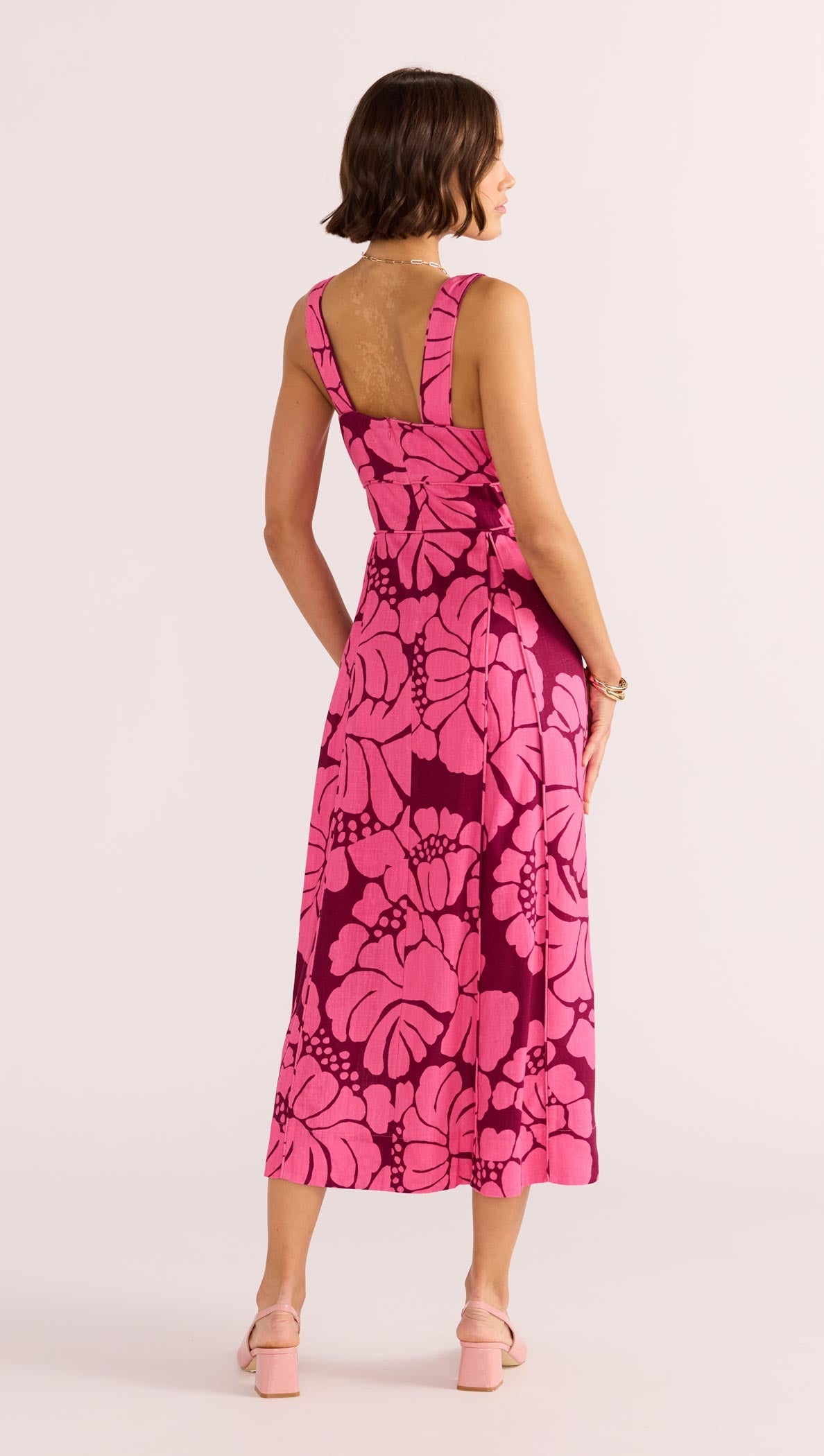 PERSEPHONE PANEL MIDI DRESS