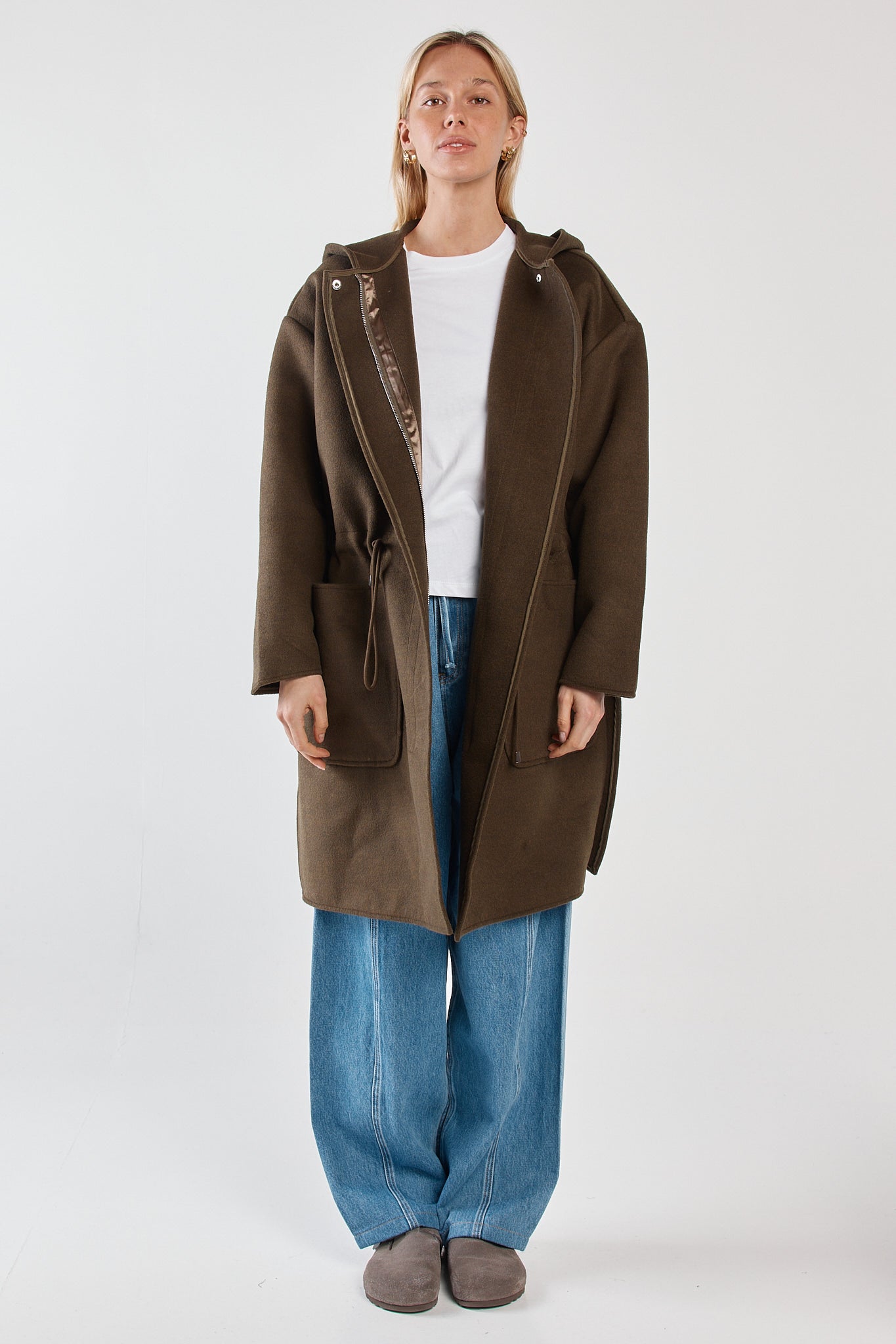 MAXI HOODED COAT