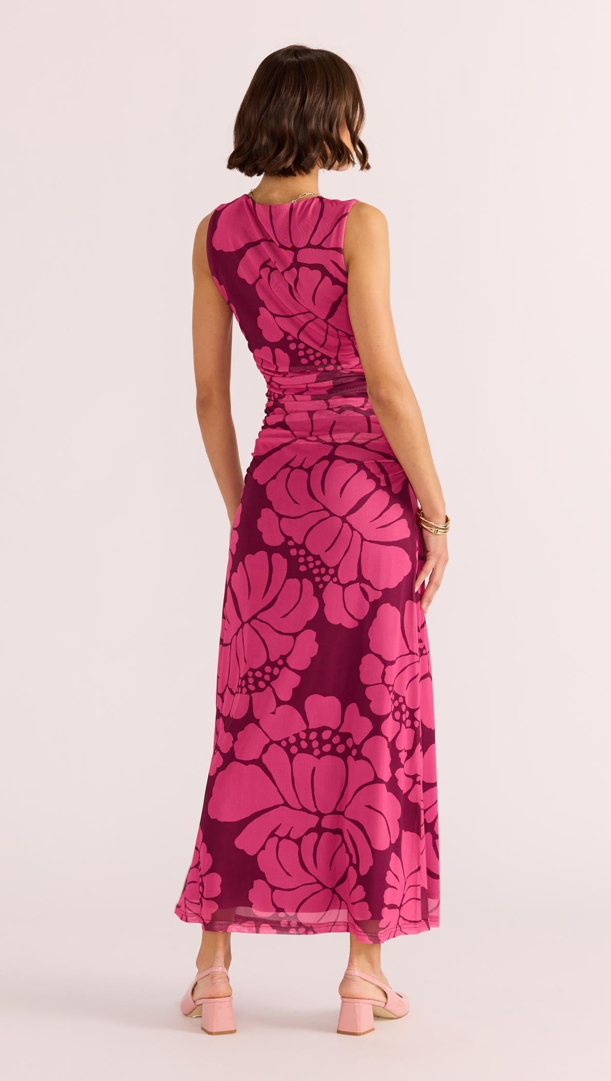 PERSEPHONE MESH MIDI DRESS