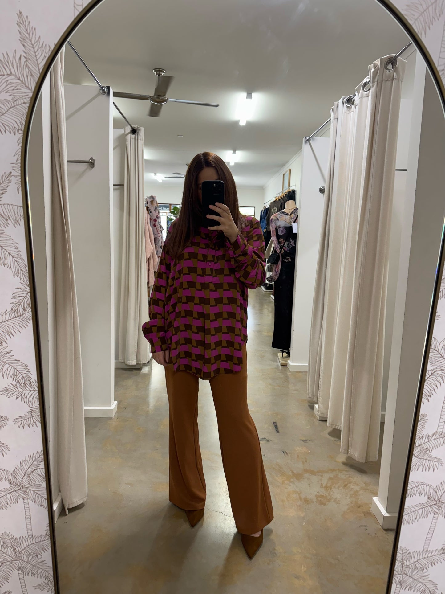 ASTRID SHIRT GEO PRISM