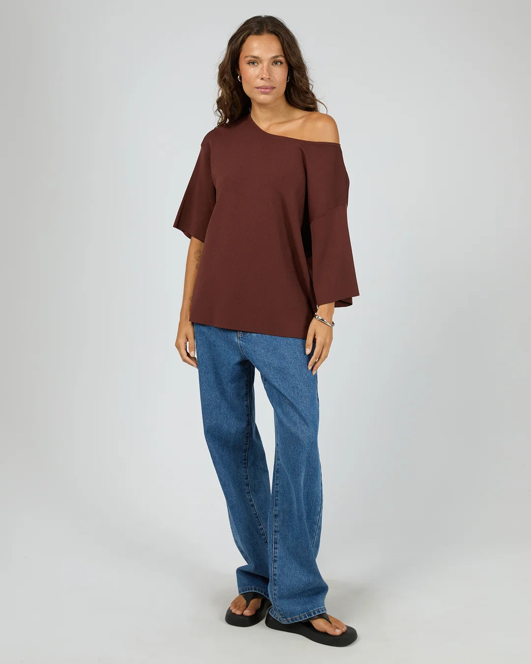 OLLIE OFF SHOULDER KNIT TOP