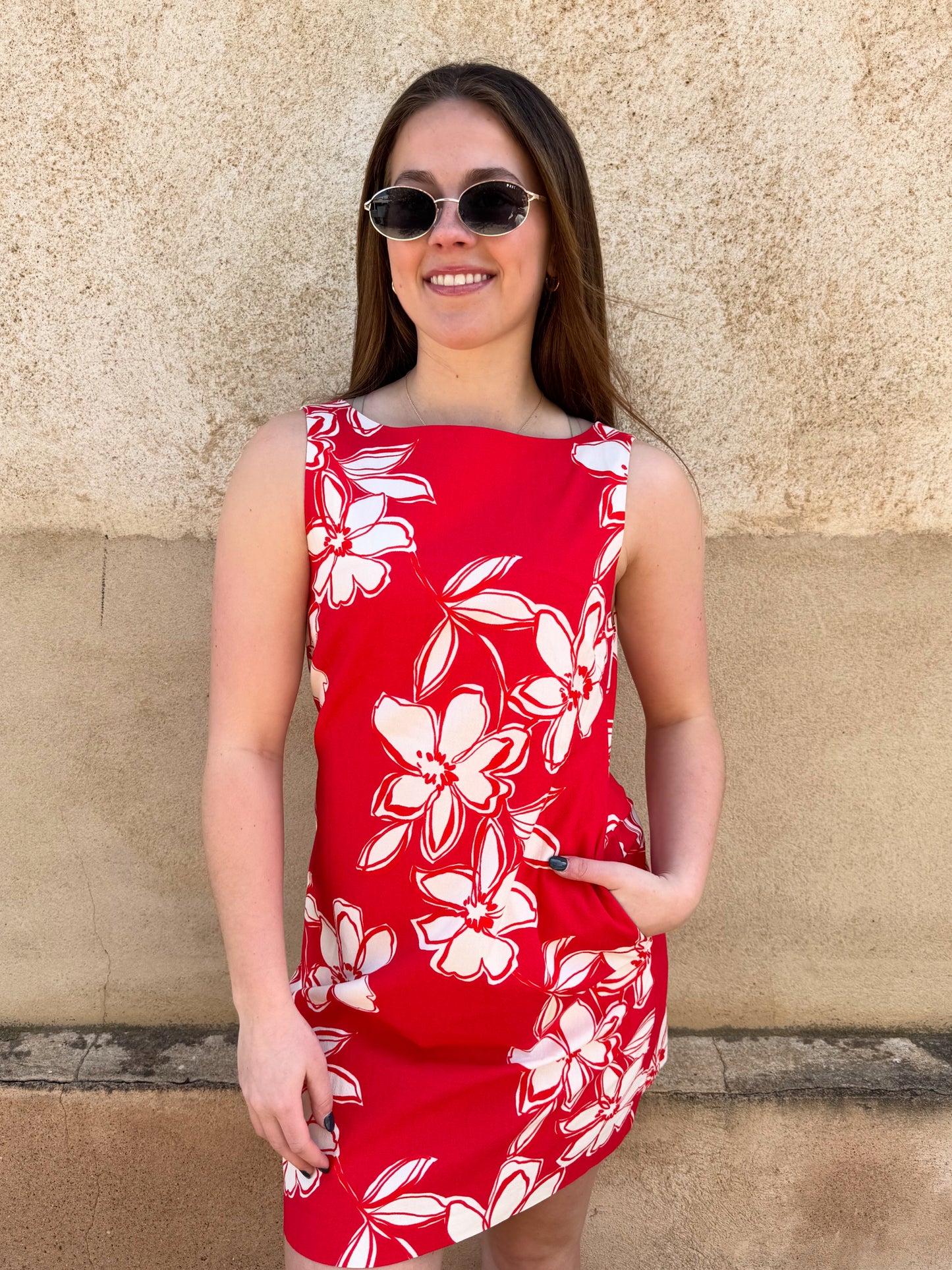 ELARA MINI DRESS RED