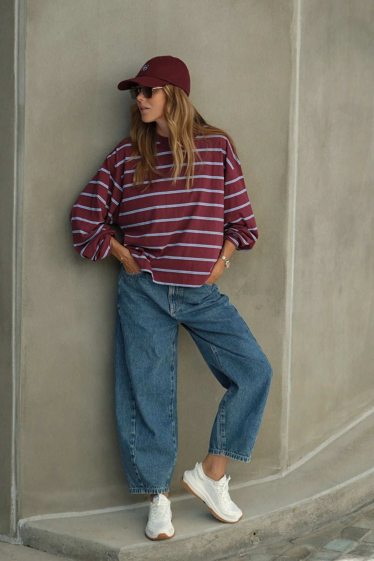 BEAU LONG SLEEVE SLOUCHY TEE