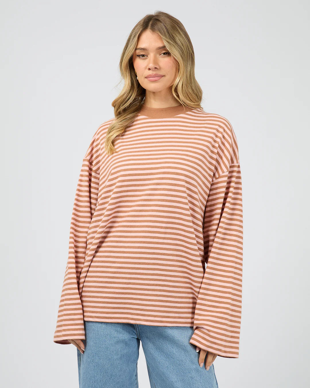 PALOMA LS STRIPE TEE