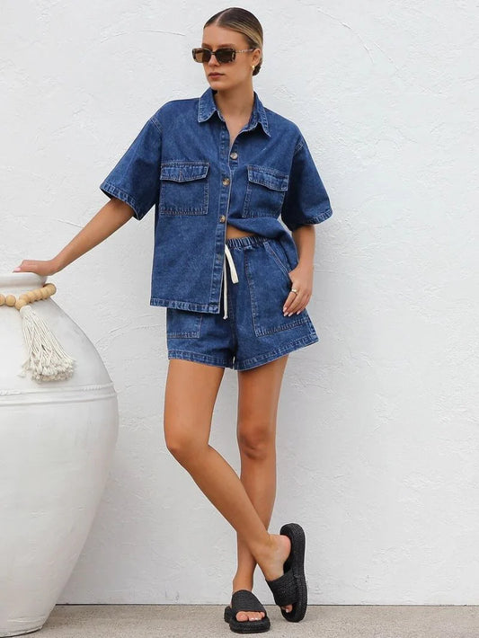 SHELBY DENIM SHORTS