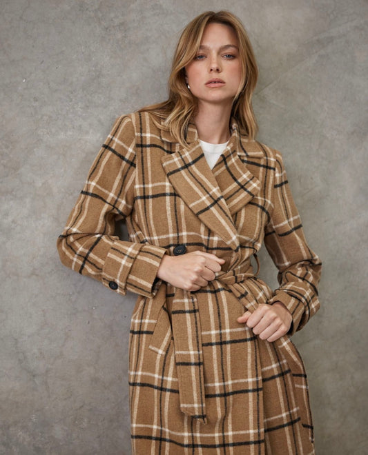 HESTON CHECK COAT