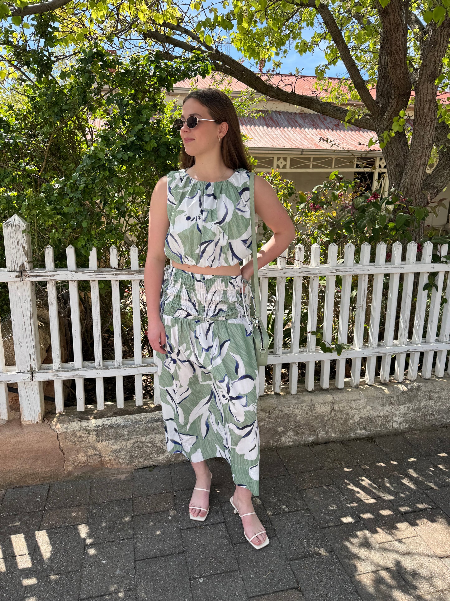 VEDA MIDI SKIRT