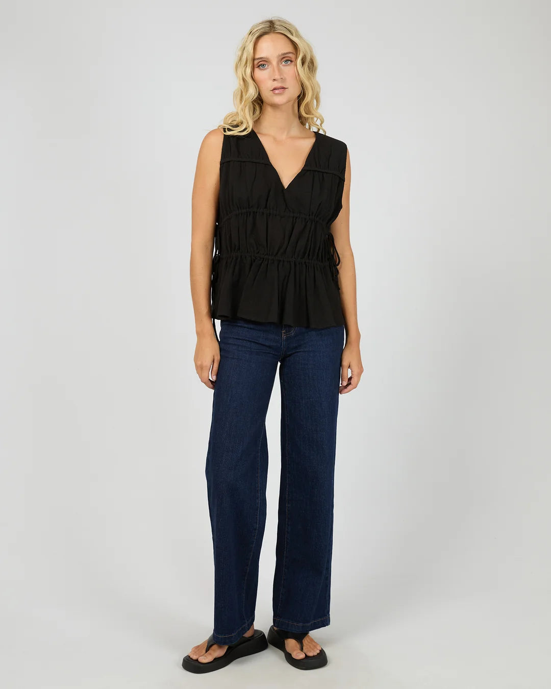 AAE HEIDI RUCHED TOP