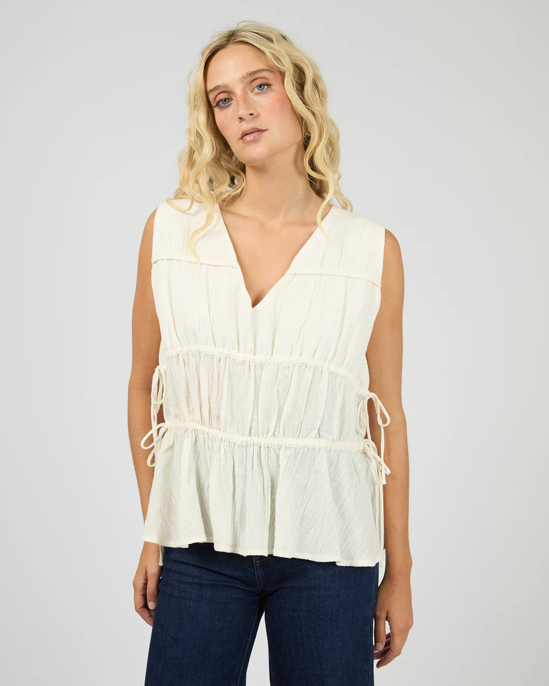 AAE HEIDI RUCHED TOP