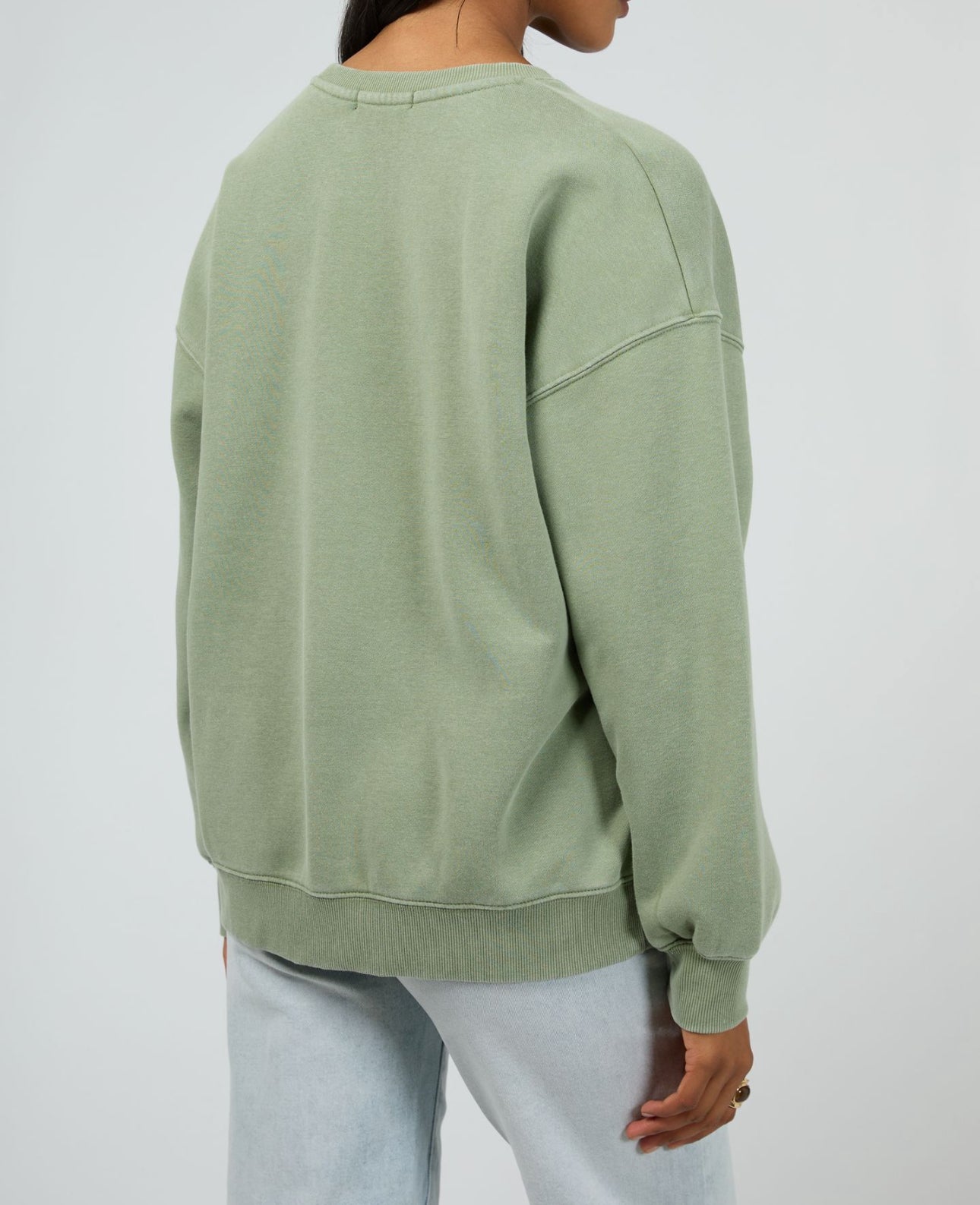 VITAL WASHED OVERSIZED CREW