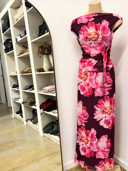 STELLA FLORAL MESH SKIRT