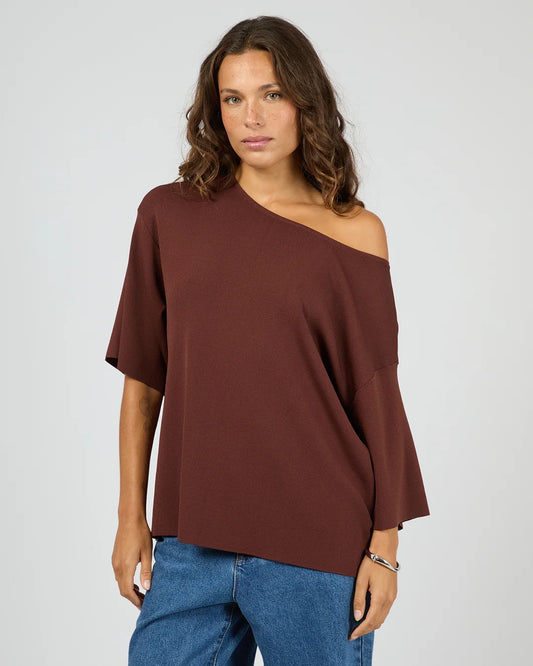 OLLIE OFF SHOULDER KNIT TOP