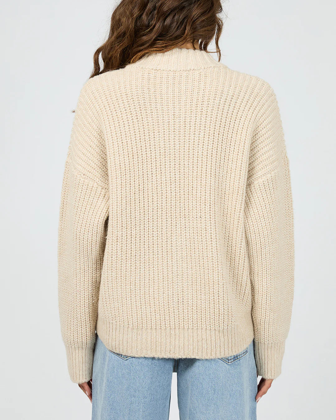 MAPLE ZIP THRU KNIT JUMPER