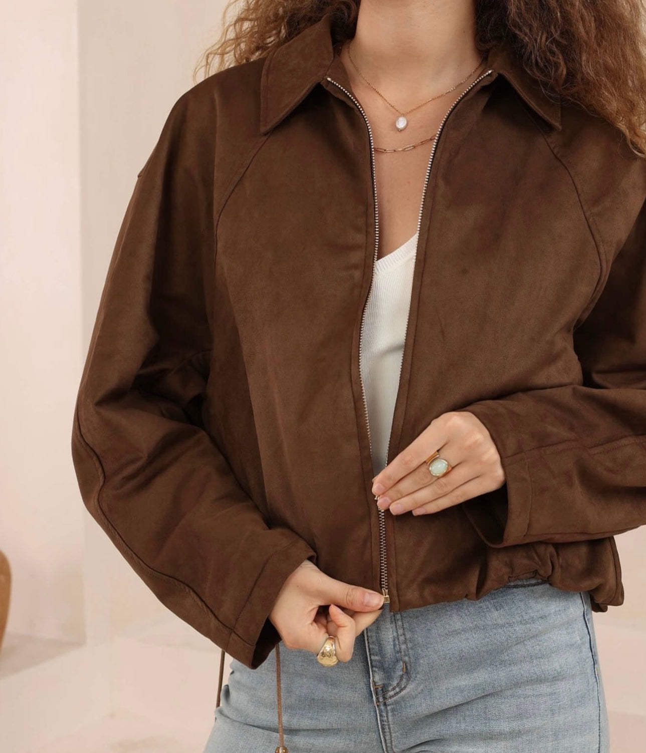 SASHA SUEDE JACKET