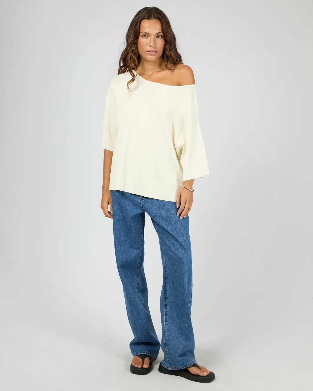 OLLIE OFF SHOULDER KNIT TOP