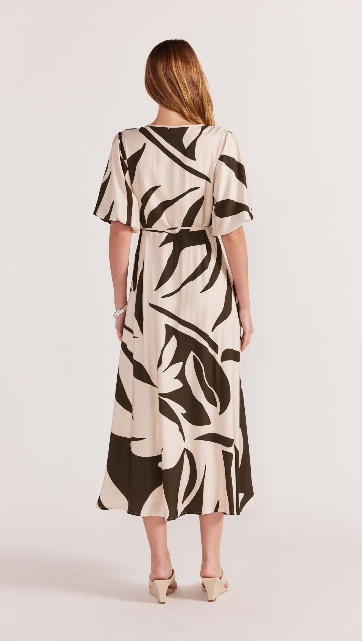 ACACIA WRAP MIDI DRESS