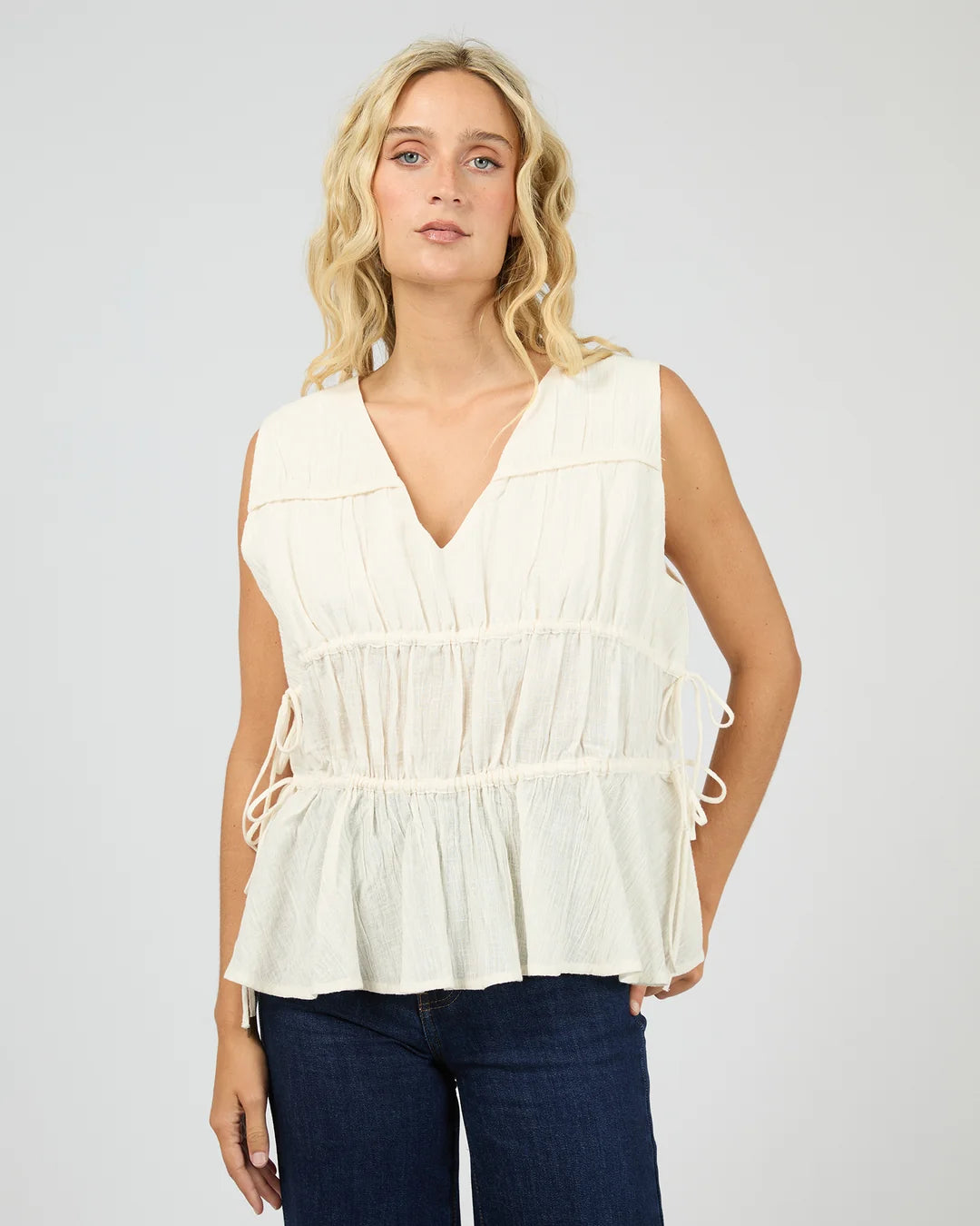 AAE HEIDI RUCHED TOP