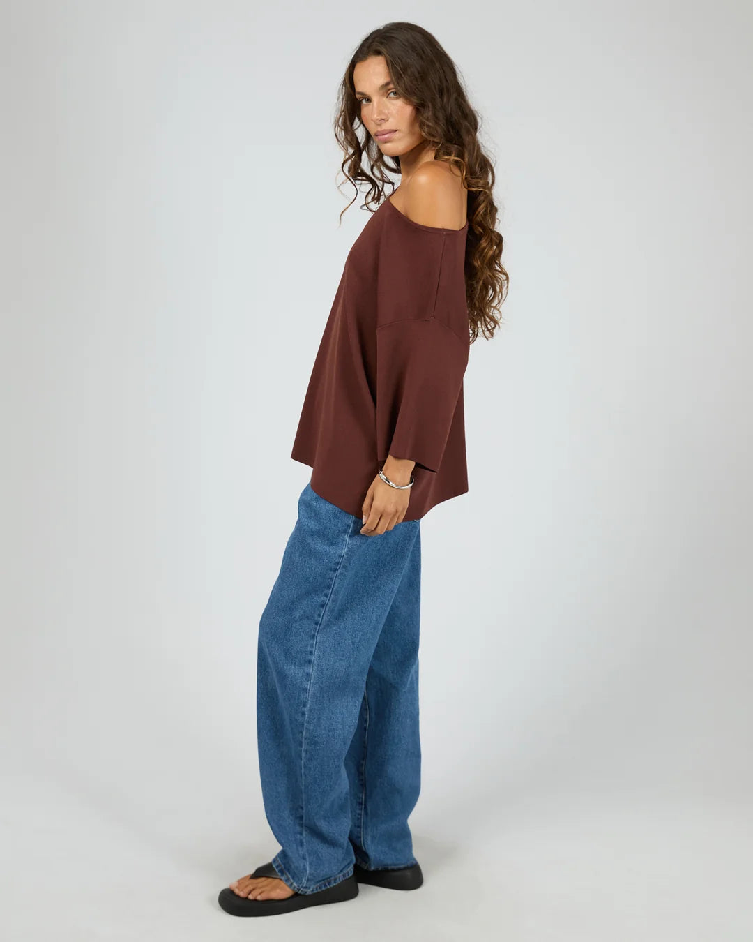 OLLIE OFF SHOULDER KNIT TOP