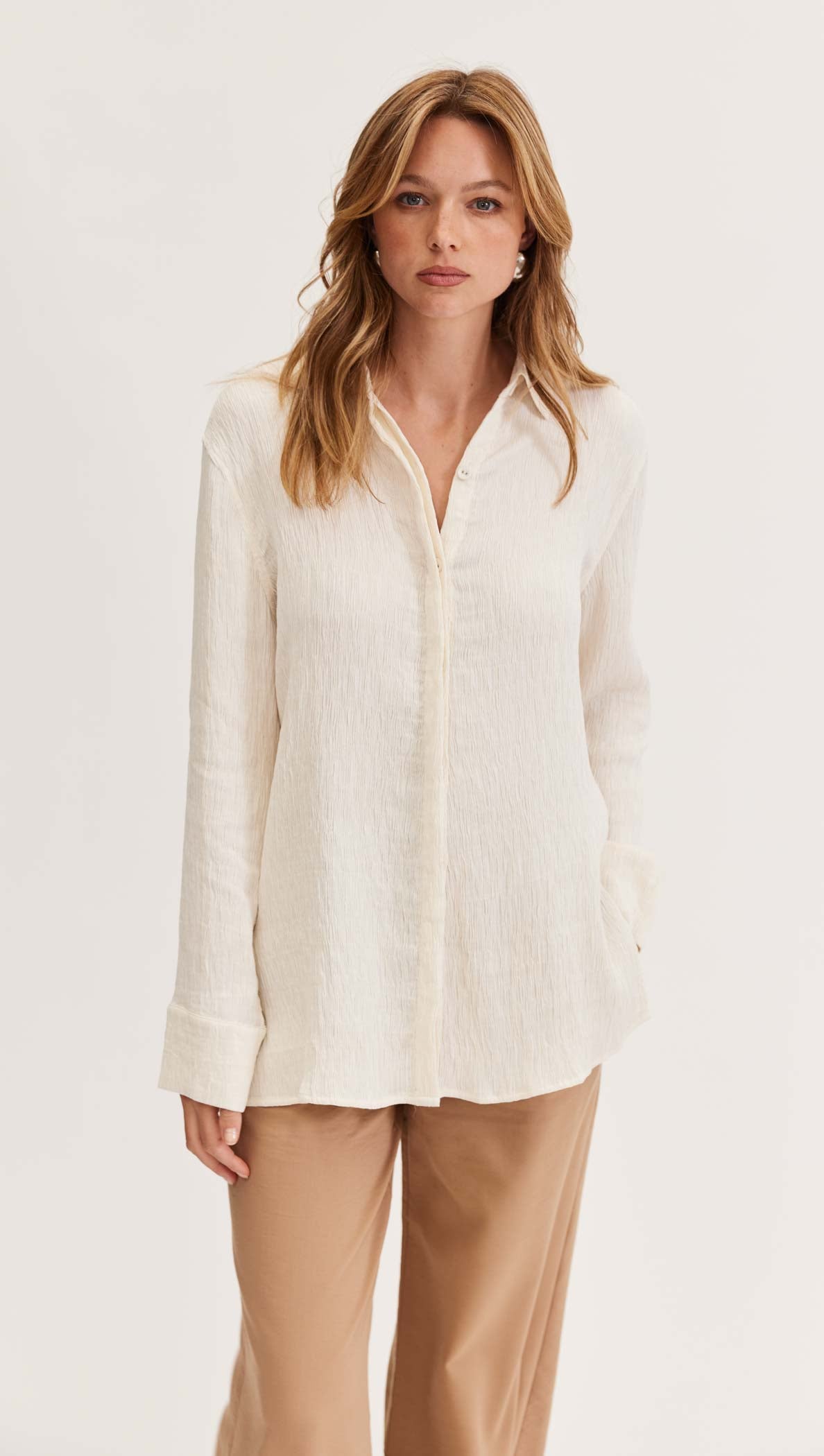 ELENA TEXTURED SHIRT