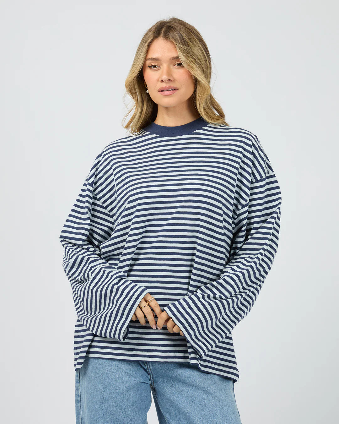 PALOMA LS STRIPE TEE