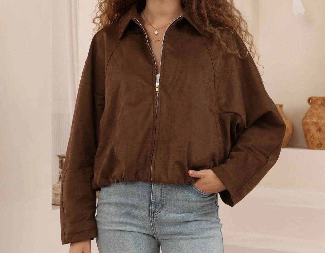 SASHA SUEDE JACKET