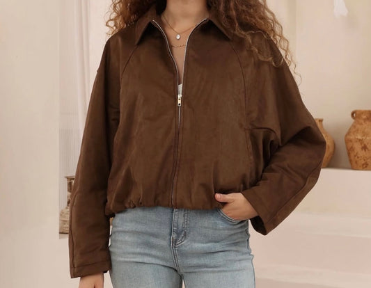 SASHA SUEDE JACKET