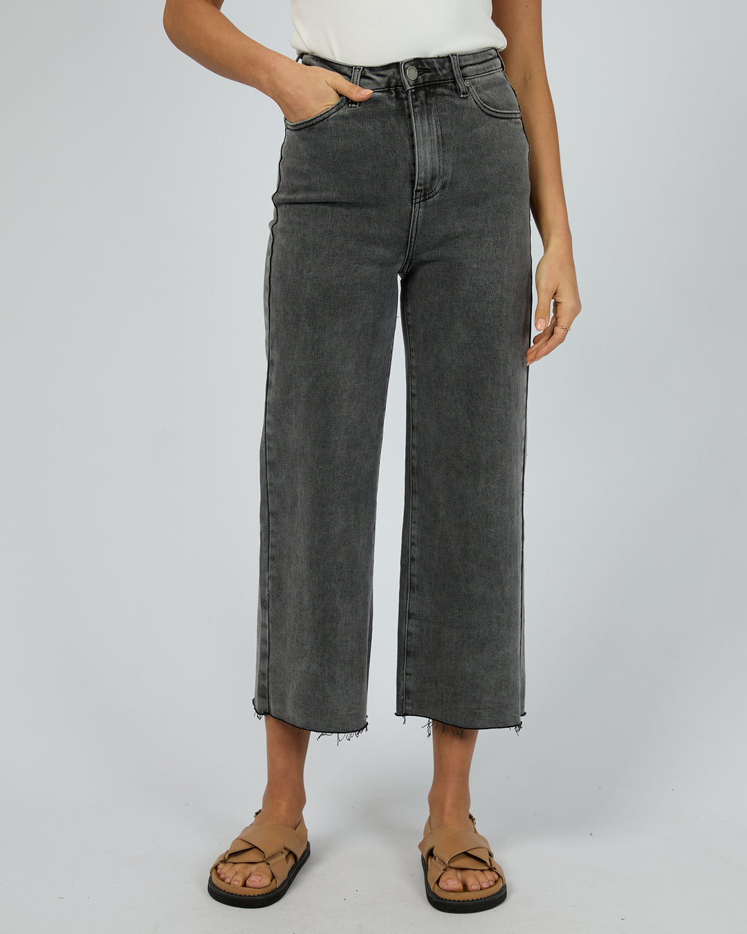 CHARLIE HIGH RISE WIDE LEG JEAN