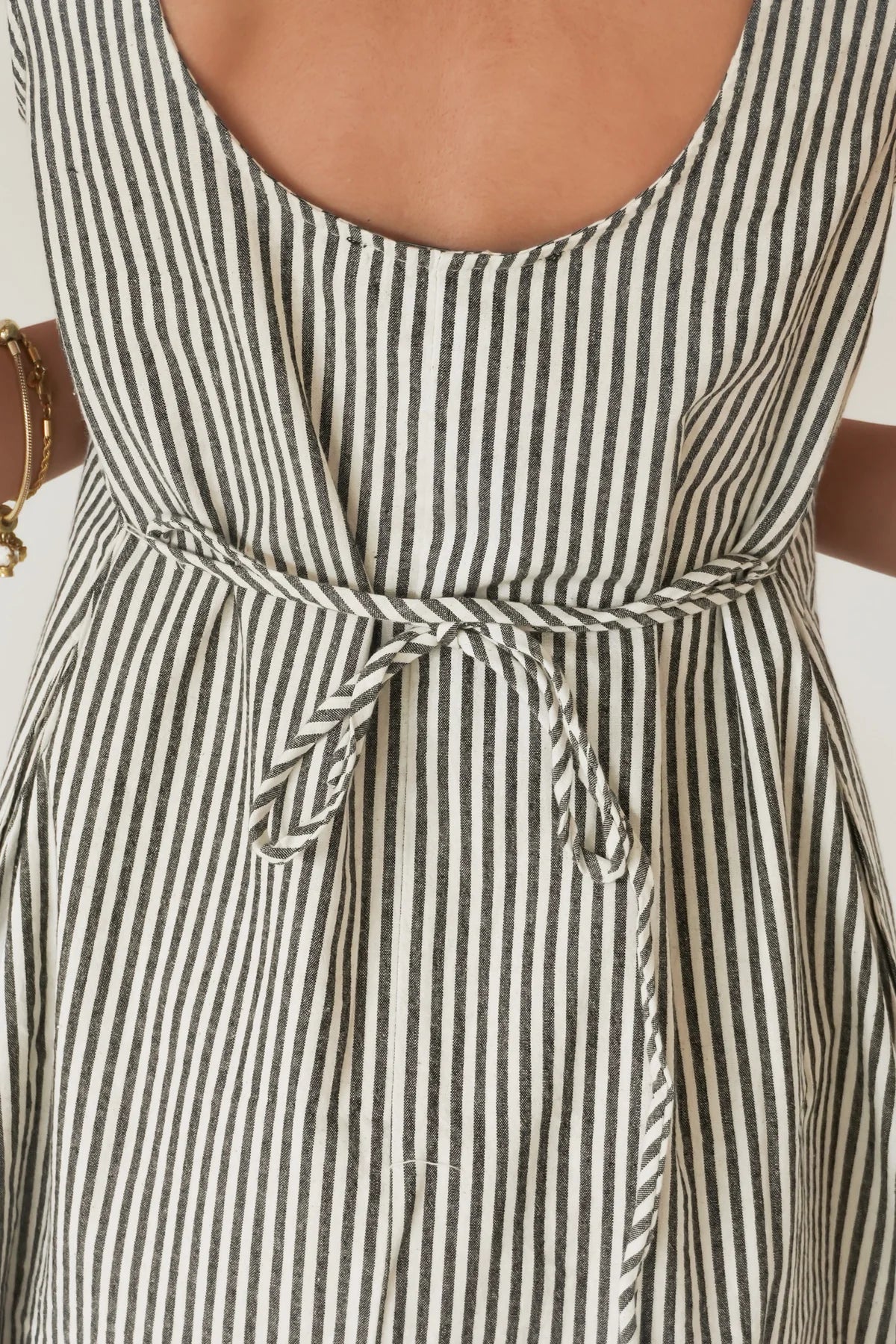 SUNDAY TIE WAIST MINI DRESS