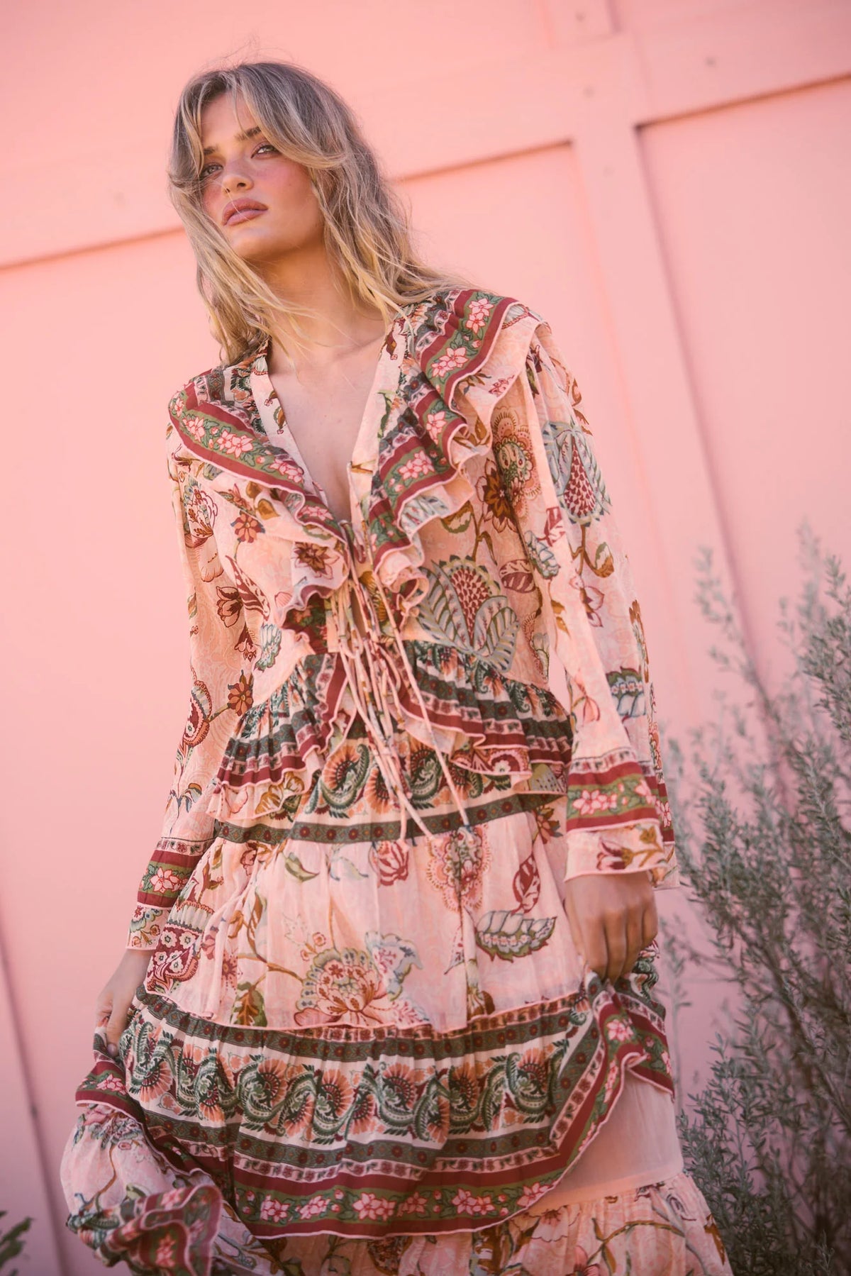 CARMEN FRILL TOP