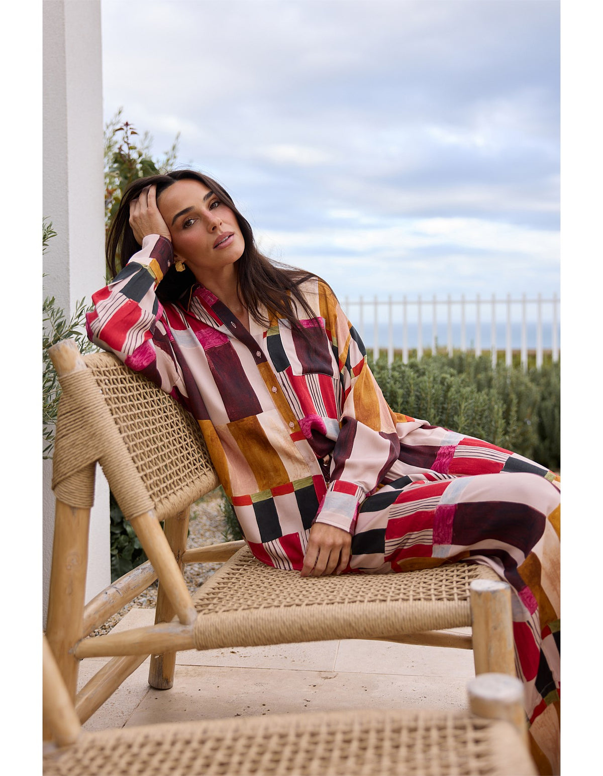 GLENDA SHIRT PAINTERLY GEO