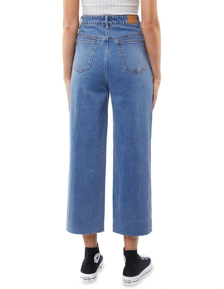 CHARLIE HIGH RISE WIDE LEG JEAN